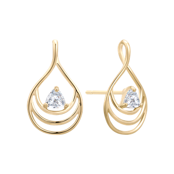 Guld ørestikker, fra Støvring Design