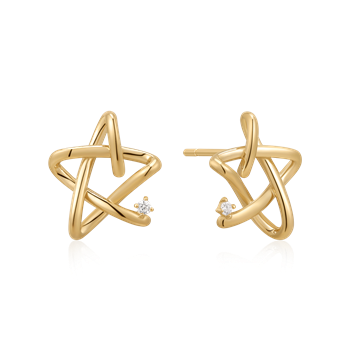 Guld ørestikker, fra Støvring Design