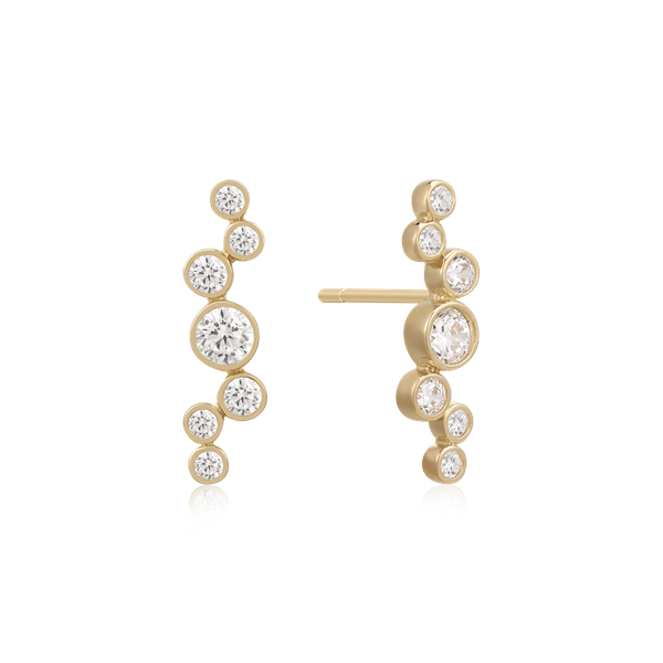 Guld ørestikker, fra Støvring Design