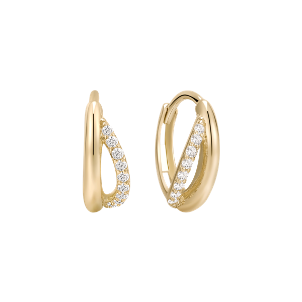 Guld ørestikker, fra Støvring Design