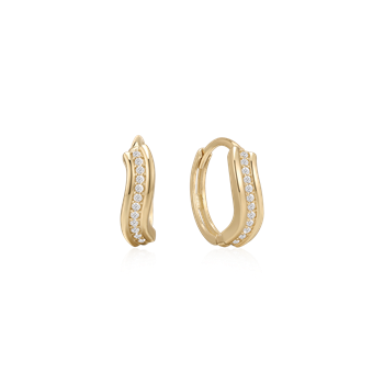 Guld ørestikker, fra Støvring Design