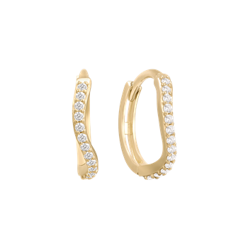 Guld ørestikker, fra Støvring Design