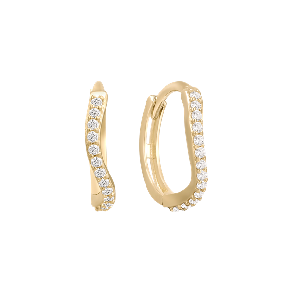 Guld ørestikker, fra Støvring Design