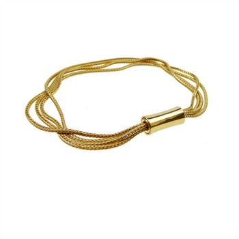 Armbånd & halskæde 4 rk. Rævekæde - Forgyldt 21cm, fra San - Links of Joy