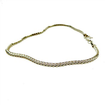 2,8mm Rævekæde i Blank Sterlingsølv Armbånd & Halskæde 60cm, fra San - Links of Joy
