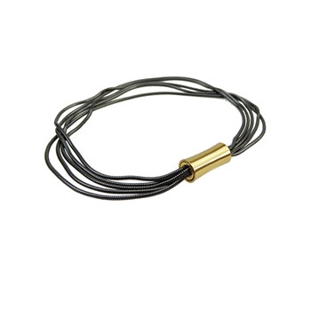 Armbånd & halskæde - 5 rk. Slange Oxyderet/Forgyldt 21cm, fra San - Links of Joy