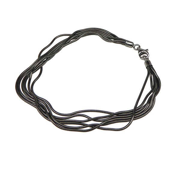 Armbånd & halskæde - 6 rk.Slange - Oxyderet 16cm, fra San - Links of Joy