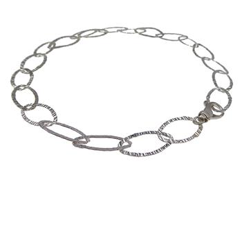 Armbånd & halskæde - Blank  21cm, fra San - Links of Joy
