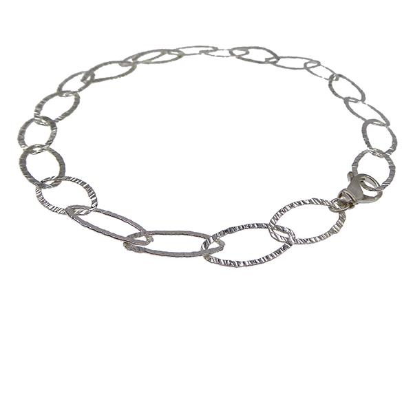 Armbånd & halskæde - Blank  21cm, fra San - Links of Joy