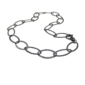 Armbånd & halskæde - Oxyderet 23cm, fra San - Links of Joy