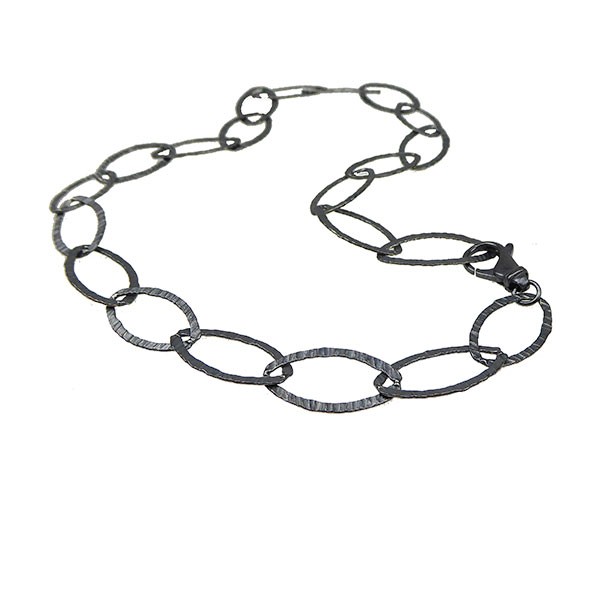 Armbånd & halskæde - Oxyderet 19cm, fra San - Links of Joy