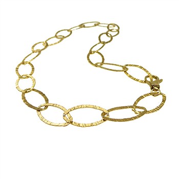 Armbånd & halskæde - Forgyldt 60cm, fra San - Links of Joy