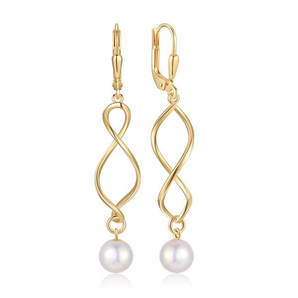 Guld ørehænger, fra Støvring Design