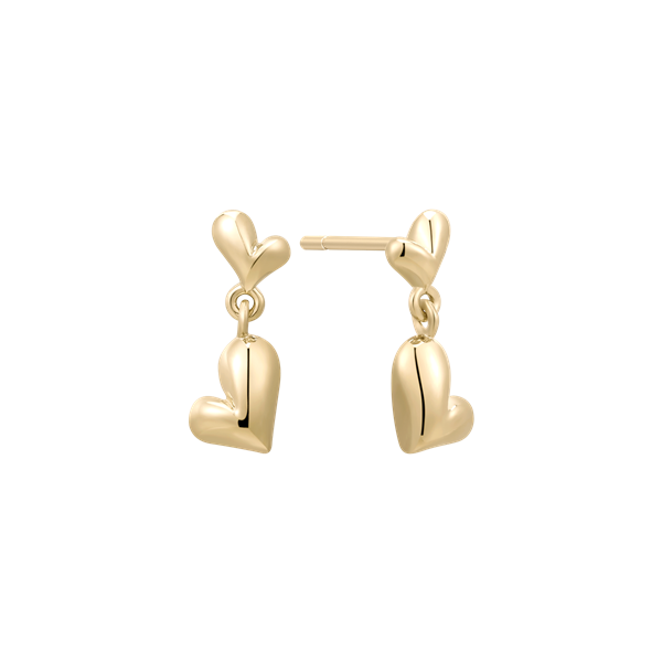 Guld ørehænger, fra Støvring Design