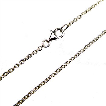 Armbånd & halskæde Ankerkæde/Blank 0,45mm 100cm, fra San - Links of Joy
