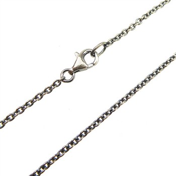Armbånd & halskæde Ankerkæde/Let oxyderet 0,45mm 42cm, fra San - Links of Joy