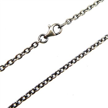 Armbånd & halskæde - Ankerkæde/Let oxyderet 0,6mm 100cm, fra San - Links of Joy