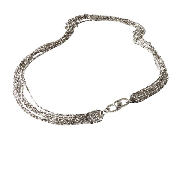 Armbånd & halskæde - Rhodineret m.Magnetlås 20cm, fra San - Links of Joy