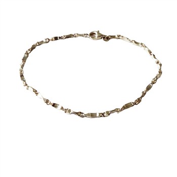 Armbånd & halskæde - Blank 18cm, fra San - Links of Joy