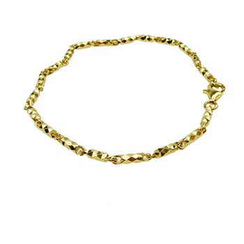 Armbånd & halskæde - 925/Forgyldt 18cm, fra San - Links of Joy