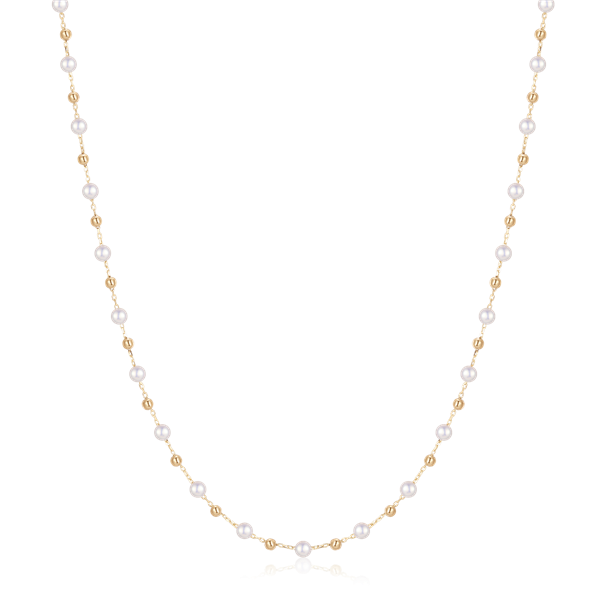 Guld collier, fra Støvring Design