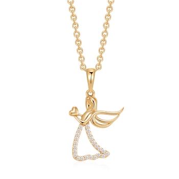 Guld halskæde, fra Støvring Design