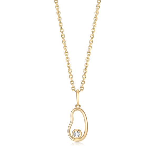 Guld halskæde, fra Støvring Design