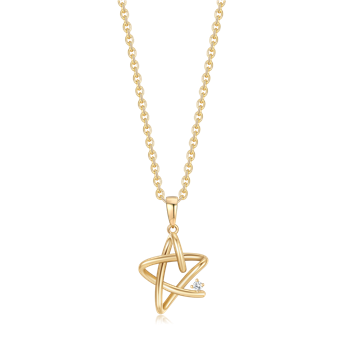 Guld halskæde, fra Støvring Design