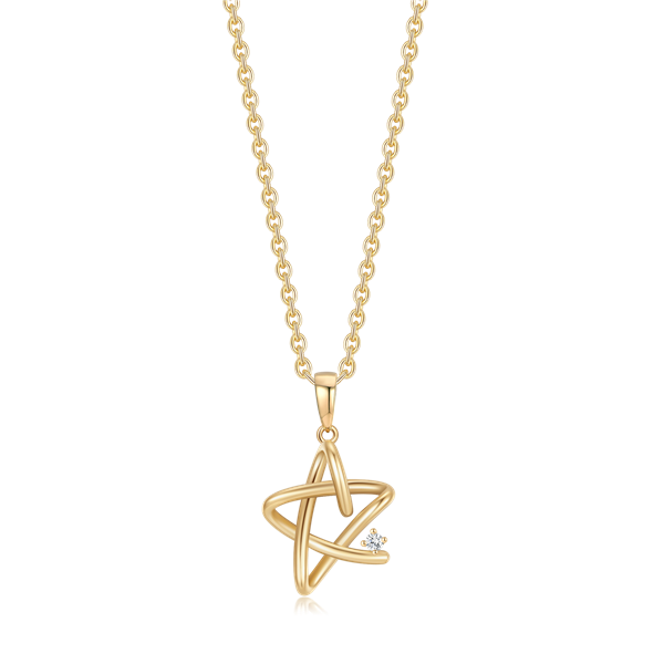 Guld halskæde, fra Støvring Design