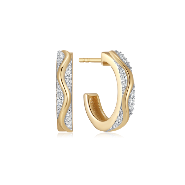 Guld ørestikker, fra Støvring Design