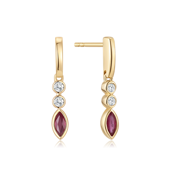 Guld ørestikker, fra Støvring Design