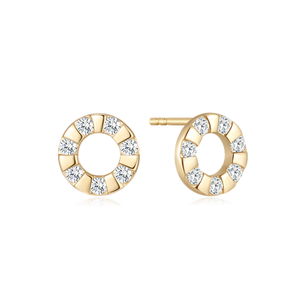 Guld ørestikker, fra Støvring Design