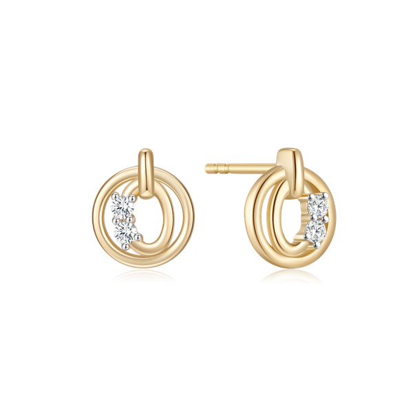 Guld ørestikker, fra Støvring Design