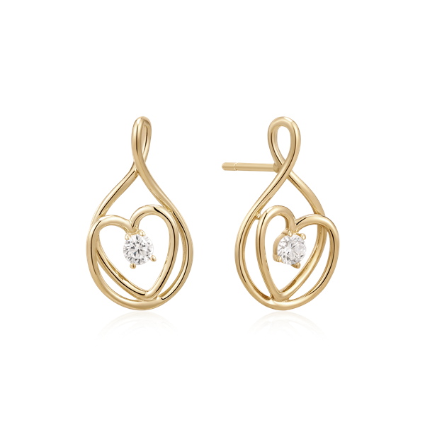 Guld ørestikker, fra Støvring Design