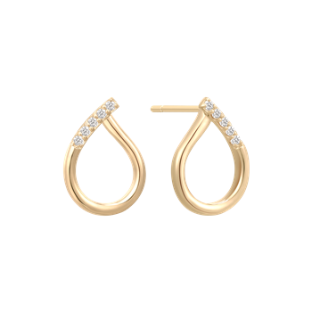 Guld ørestikker, fra Støvring Design