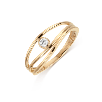 Guld ring, fra Støvring Design