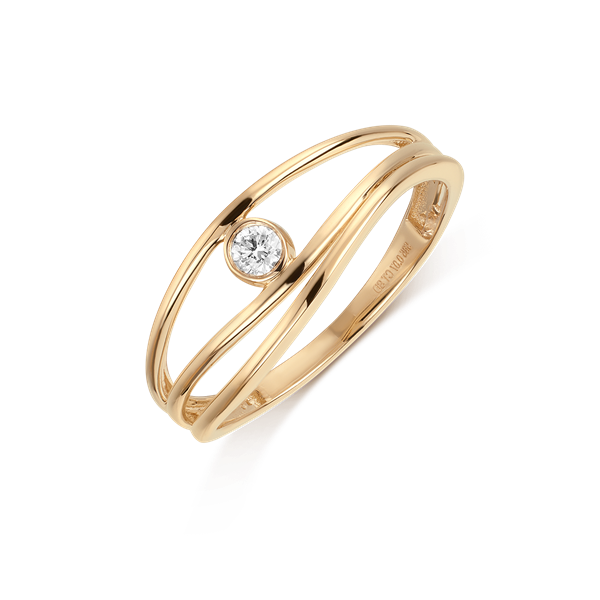 Guld ring, fra Støvring Design