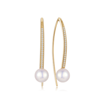 Guld ørehænger, fra Støvring Design