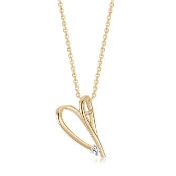 Guld halskæde, fra Støvring Design