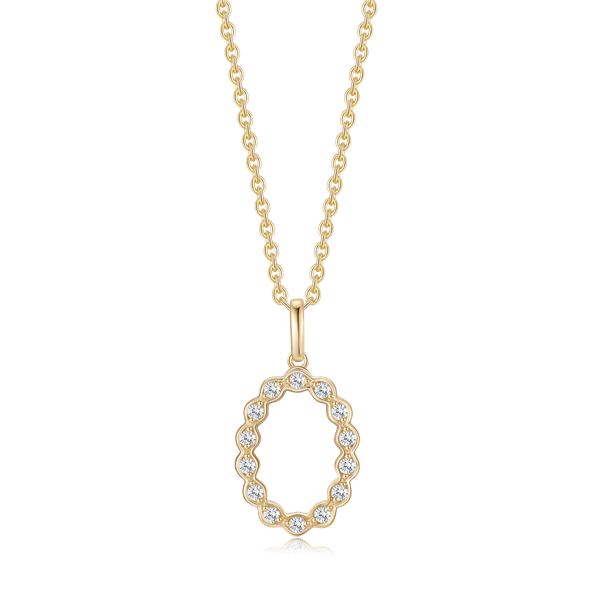 Guld halskæde, fra Støvring Design