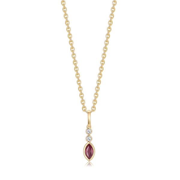 Guld halskæde, fra Støvring Design