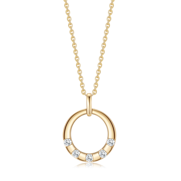 Guld halskæde, fra Støvring Design