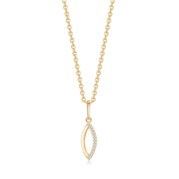 Guld halskæde, fra Støvring Design