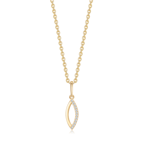 Guld halskæde, fra Støvring Design