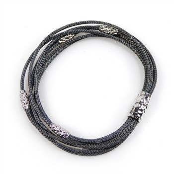Armbånd & halskæde - Oxyderet/Rhodineret 21cm, fra San - Links of Joy