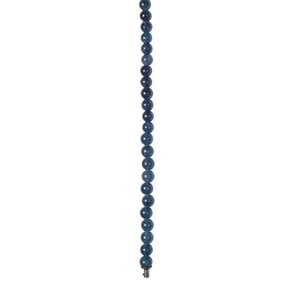 Blå spong quartz 6mm system-kæde, fra Heinzendorff