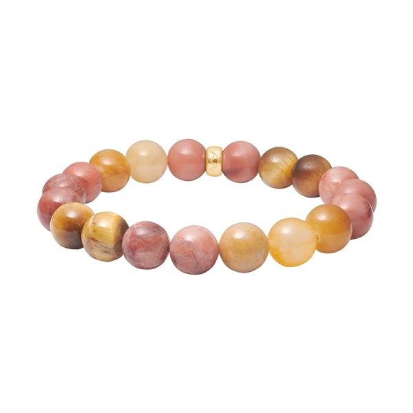 Tiger øje, jade, jasper armbånd, fra Heinzendorff