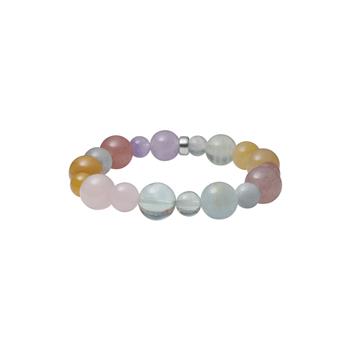 Prehnite, jade, sponge quartz, cherry quartz, aquamarin, fluorite, Rosaquartz, fire quartz, ametyst , fra Heinzendorff