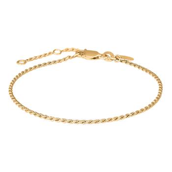 Forgyldt sølv armbånd BORG52 20cm, fra Nordahl