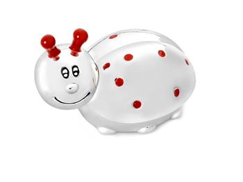 Tand-/hårlokæske Lady Bird, sølvfarvet, fra Noa Kids